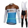 Fietskleding (Fietsshirt Lange Mouw + Lange Koersbroek) 2018 AG2R La Mondiale N001